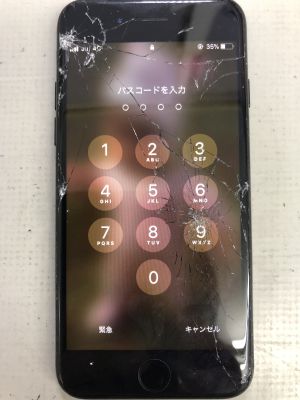 iPhone7ガラス割れ修理 from 大分市内