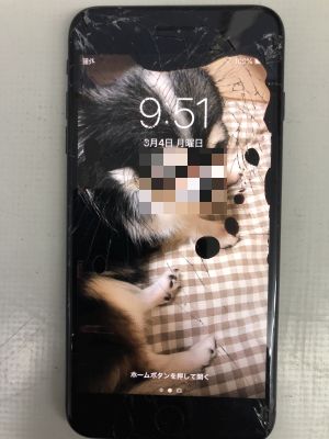 iPhone7Plus液晶漏れ等 from 大分市猪野