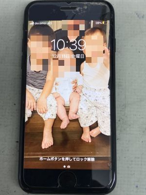 iPhoneSE2画面割れ ～大分市羽田
