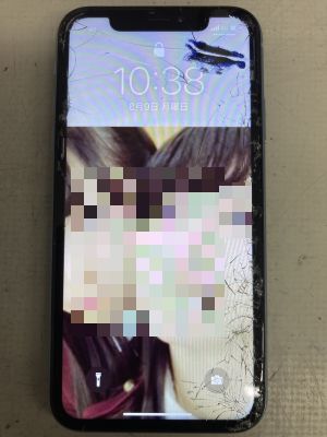 画面破損のiPhoneXR ～大分市皆春