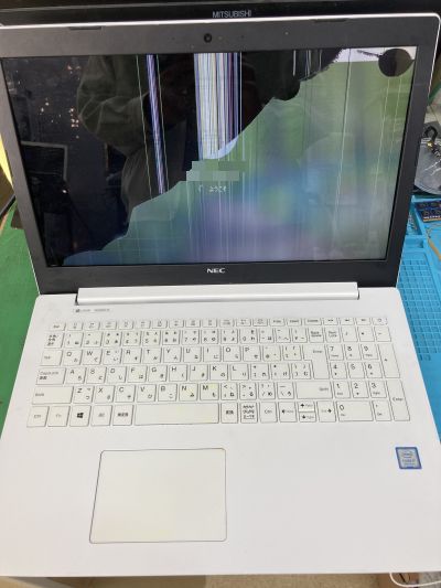 NEC PC-NS600液晶割れ修理 ～大分市鶴崎