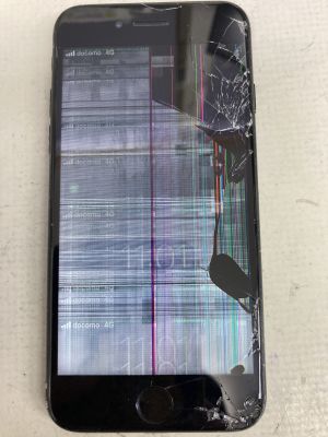 液晶メタ割れのiPhone7 ～大分市上野