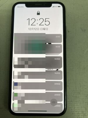 タッチ故障のiPhoneX ～大分市三川