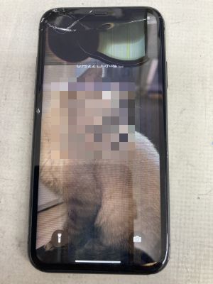 iPhone11液晶も破損 ～大分市東浜