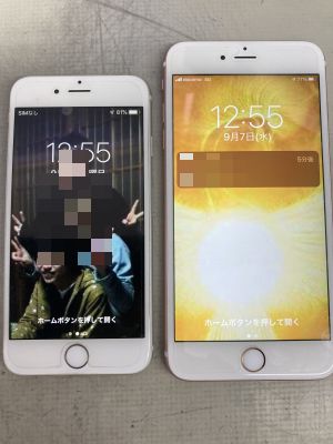 iPhone6sPlusと6電池交換 ～佐伯市