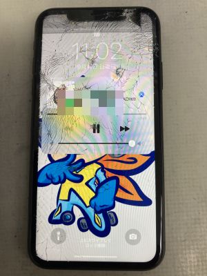 iPhone11画面割れ修理 ～別府市堀田