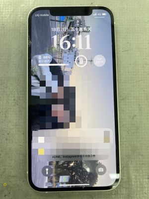 iPhone12画面割れ修理 ～津久見市